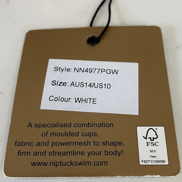 Nip Tuck Swim Floral Nylon Blend Bikini Bottoms w Side Ruching Detail Sz 10 NWT - Picture 7 of 10